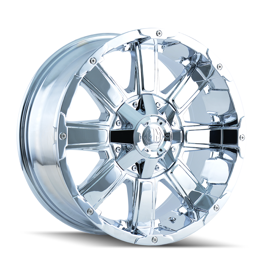 Mayhem CHAOS Chrome 20x12 -44 8x180mm 124.1mm - Wheelwiz