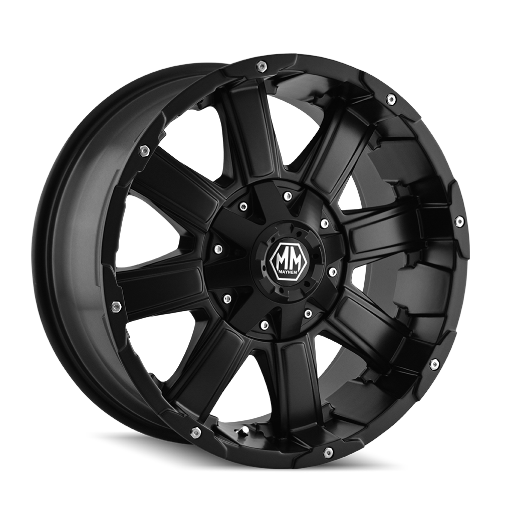 Mayhem CHAOS Matte black 18x9 +18 5x127|5x139.7mm 87mm - Wheelwiz