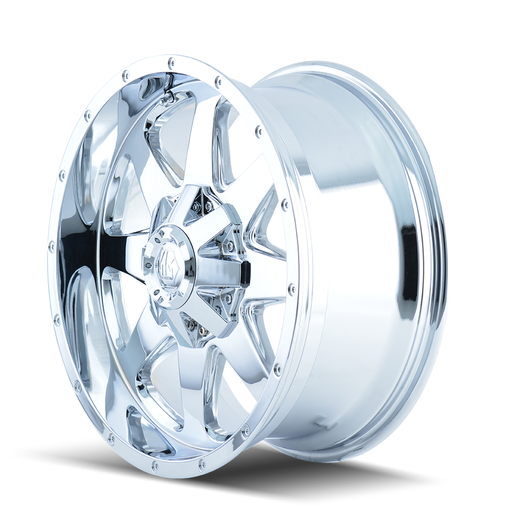 Mayhem TANK Chrome 18x9 -12 8x165.1|8x170mm 130.8mm - Wheelwiz