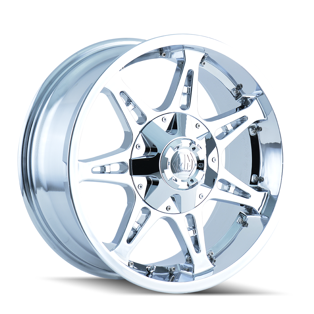 Mayhem MISSILE Chrome 20x12 -44 5x127|5x139.7mm 87mm - WheelWiz