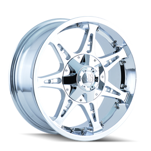 Mayhem MISSILE Chrome 20x12 -44 5x127|5x139.7mm 87mm - WheelWiz