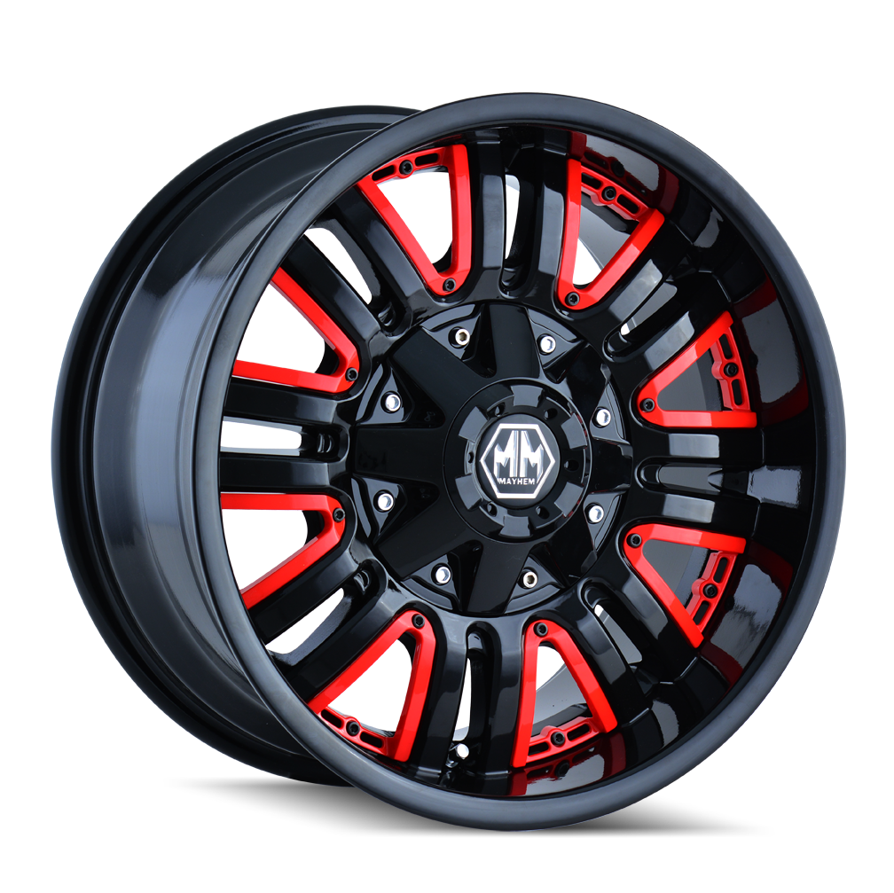 Mayhem ASSAULT Gloss black 18x9 +18 5x114.3|5x127mm 87mm - Wheelwiz