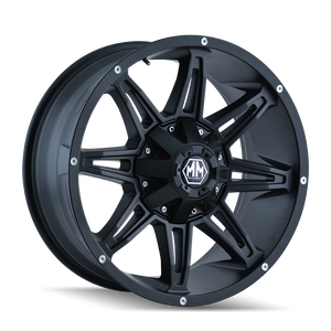 Mayhem RAMPAGE Matte black 20x9 +18 5x150|5x139.7mm 110mm - Wheelwiz