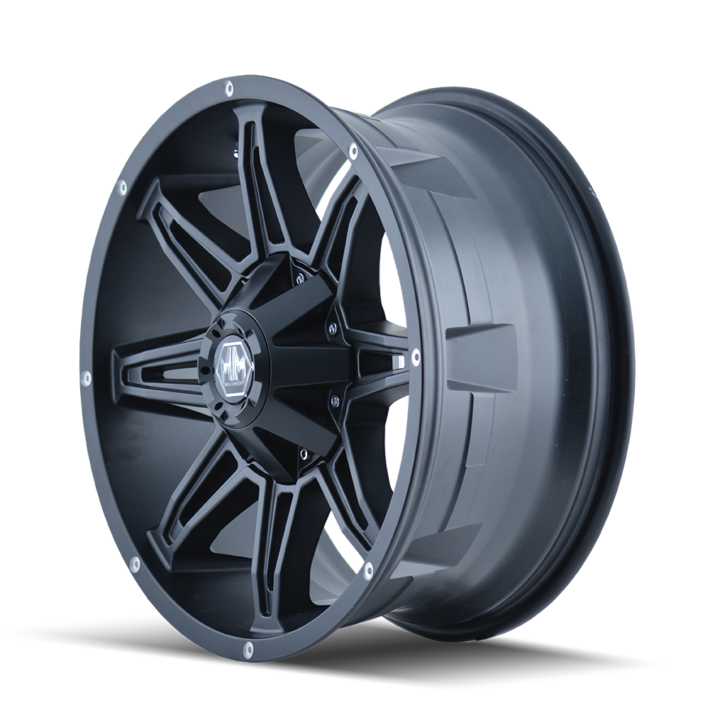 Mayhem RAMPAGE Matte black 18x9 +18 5x139.7|5x150mm 110mm - Wheelwiz