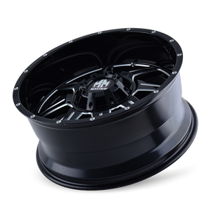 Mayhem MONSTIR Gloss black milled 18x9 0 8x165.1|8x170mm 130.8mm - Wheelwiz