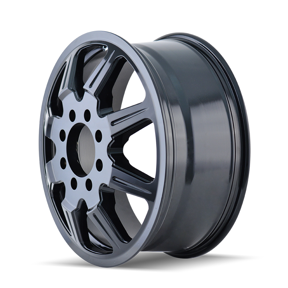 Mayhem MONSTIR Gloss black milled 22x8.25 +127 8x165.1mm 121.3mm - Wheelwiz