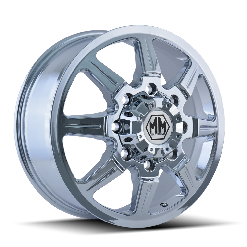 Mayhem MONSTIR Chrome 20x8.25 +127 8x165.1mm 121.3mm - WheelWiz