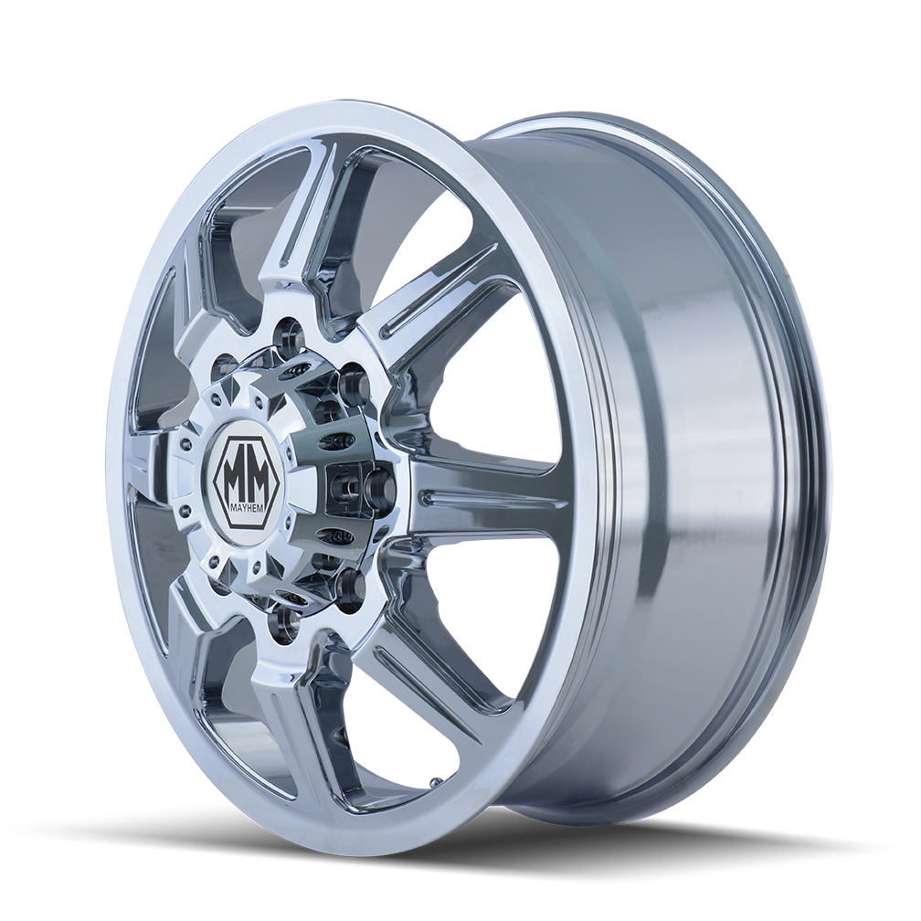 Mayhem MONSTIR Chrome 22x8.25 +127 8x170mm 124.9mm - Wheelwiz