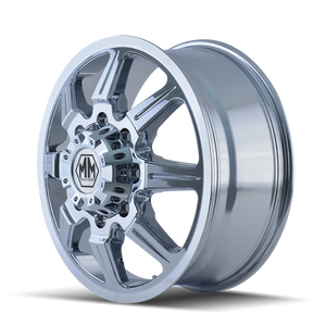 Mayhem MONSTIR Chrome 22x8.25 +127 8x170mm 124.9mm - Wheelwiz