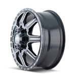 Mayhem MONSTIR Gloss black milled 19.5x6.75 +102 8x200mm 142mm - WheelWiz