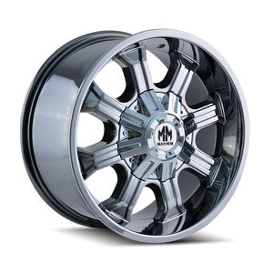 Mayhem BEAST Chrome 20x9 +18 8x165.1|8x170mm 130.8mm - WheelWiz