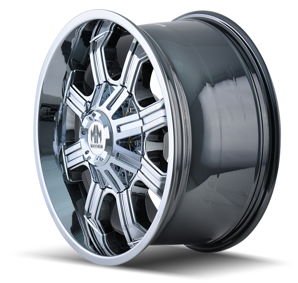 Mayhem BEAST Chrome 20x9 +18 6x135|6x139.7mm 106mm - WheelWiz