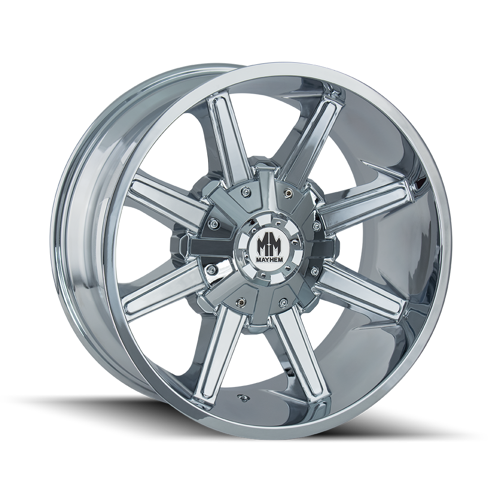 Mayhem ARSENAL Chrome 20x10 -19 8x165.1|8x170mm 130.8mm - Wheelwiz