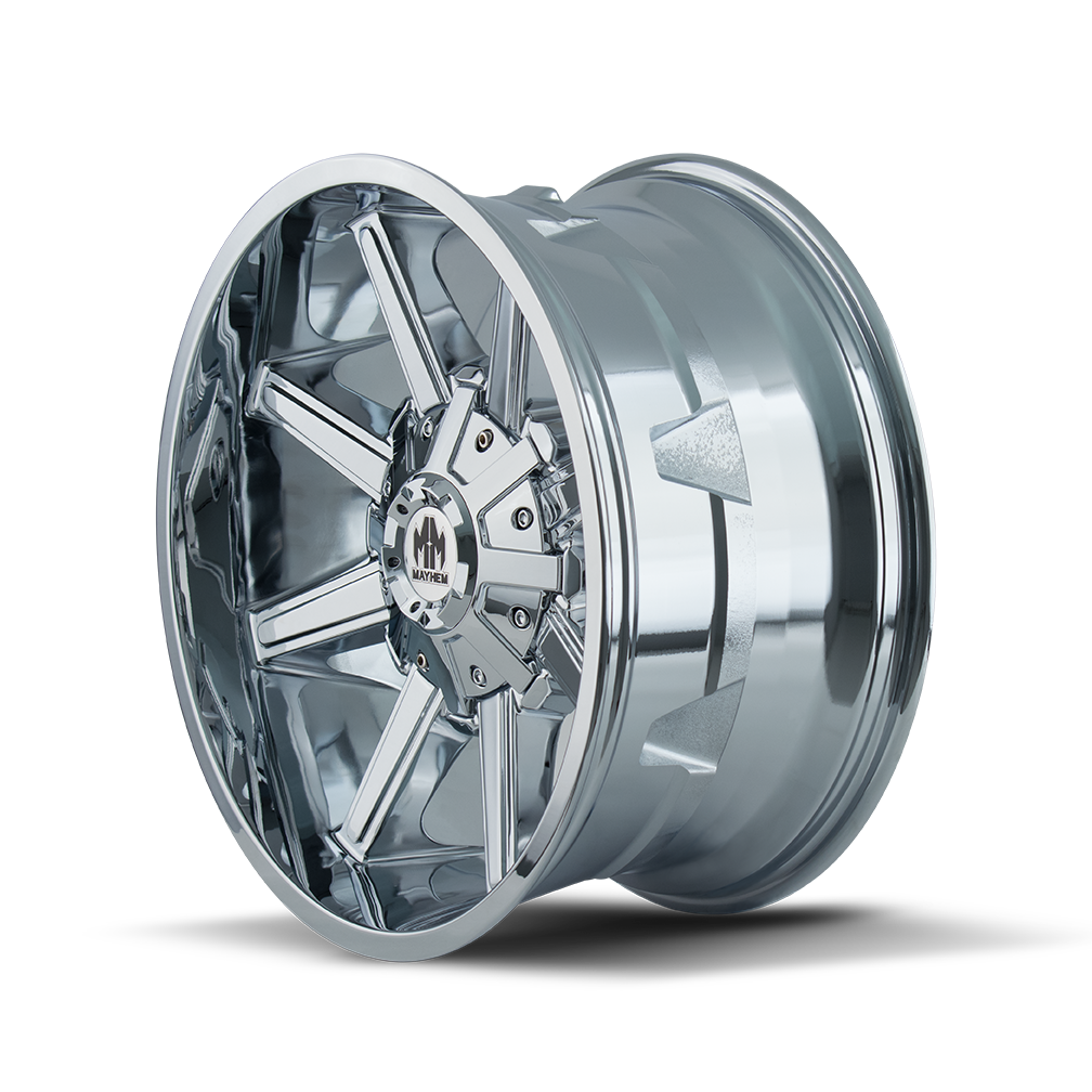 Mayhem ARSENAL Chrome 22x12 -44 8x165.1|8x170mm 130.8mm - Wheelwiz