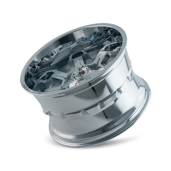 Mayhem COMBAT Chrome 20x9 +18 8x165.1|8x170mm 130.8mm– Wheelwiz