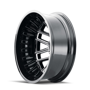Mayhem COGENT DUALLY Gloss black milled 20x8.25 -192 8x165.1mm 121.3mm - Wheelwiz