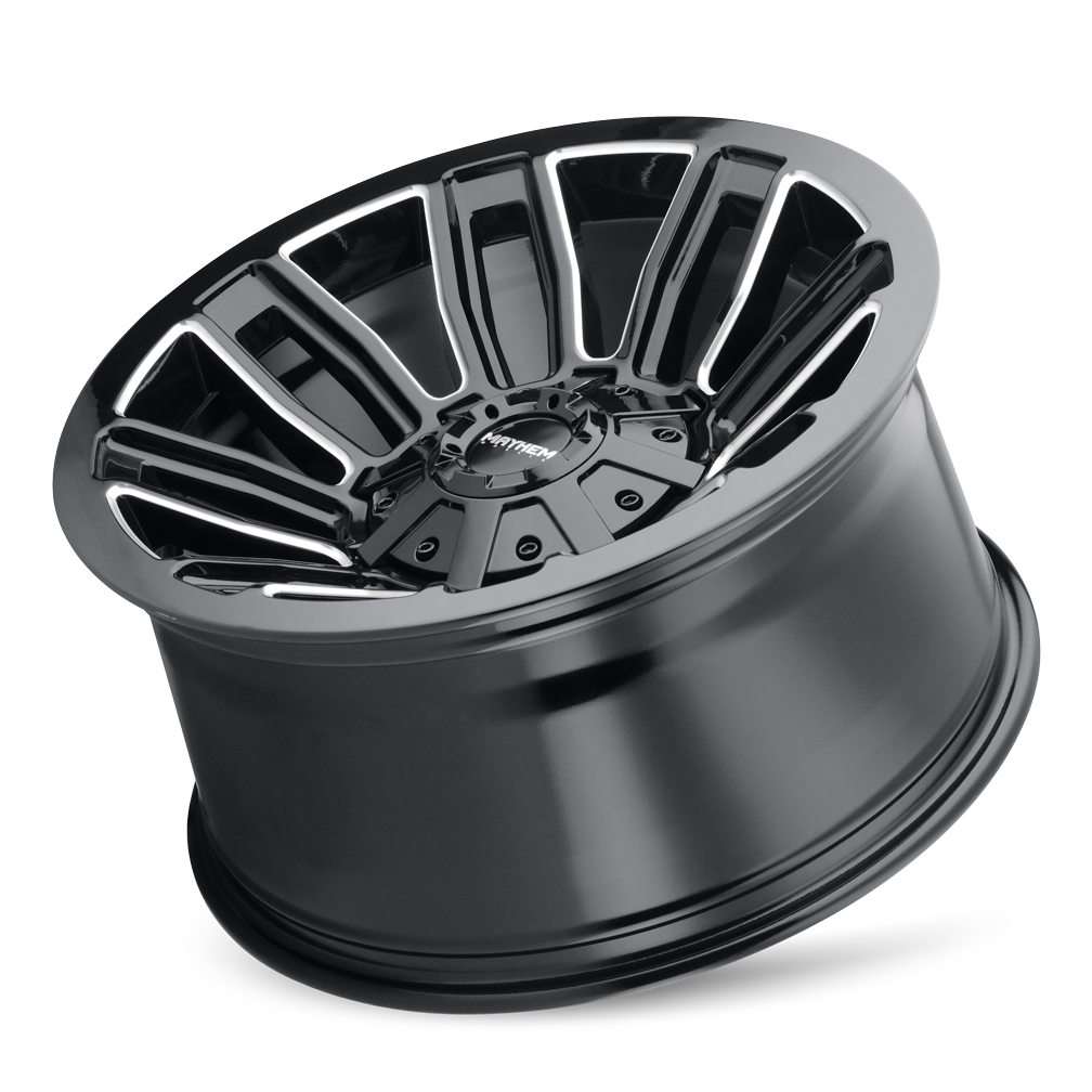 Mayhem DECOY Gloss black milled 20x10 -26 6x135|6x139.7mm 106mm - Wheelwiz