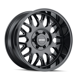 Mayhem TRIPWIRE Gloss black milled 20x9 0 6x135mm 87.1mm - Wheelwiz