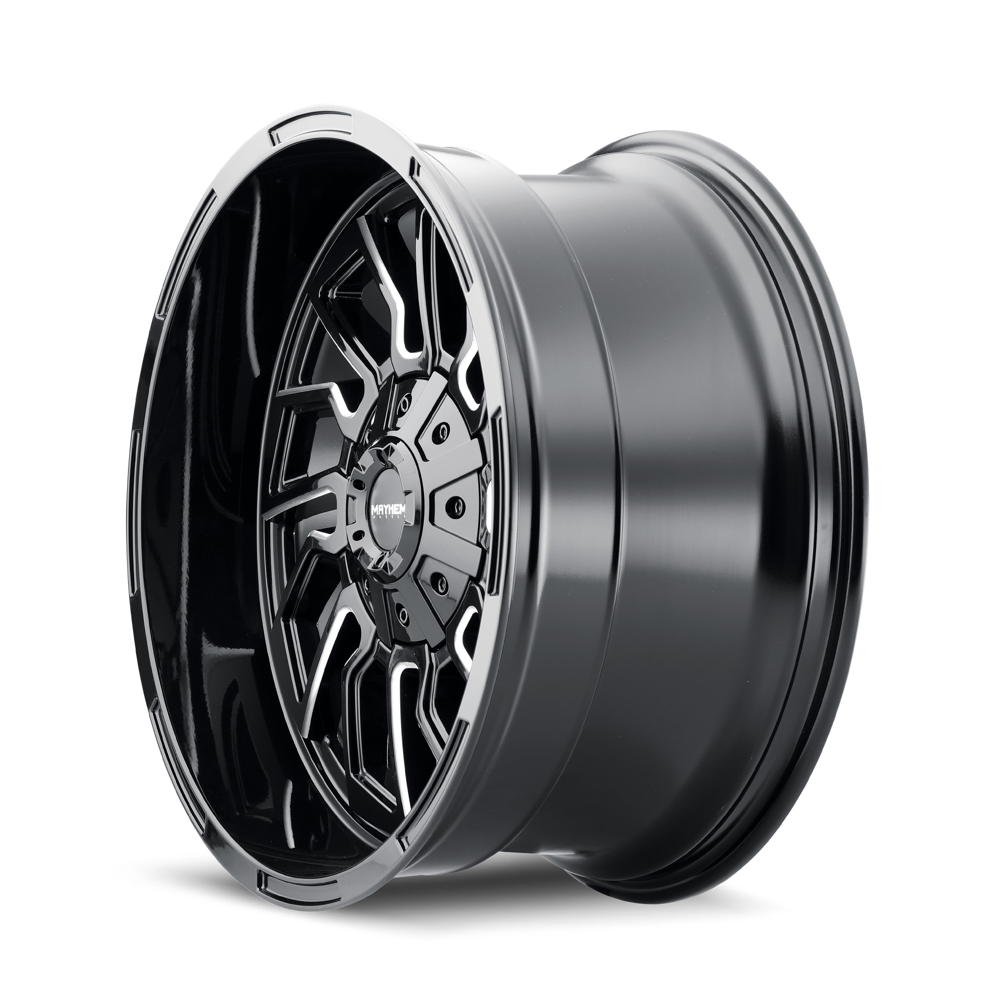 Mayhem FLYWHEEL Gloss black milled 20x9 0 5x127|5x139.7mm 87.1mm