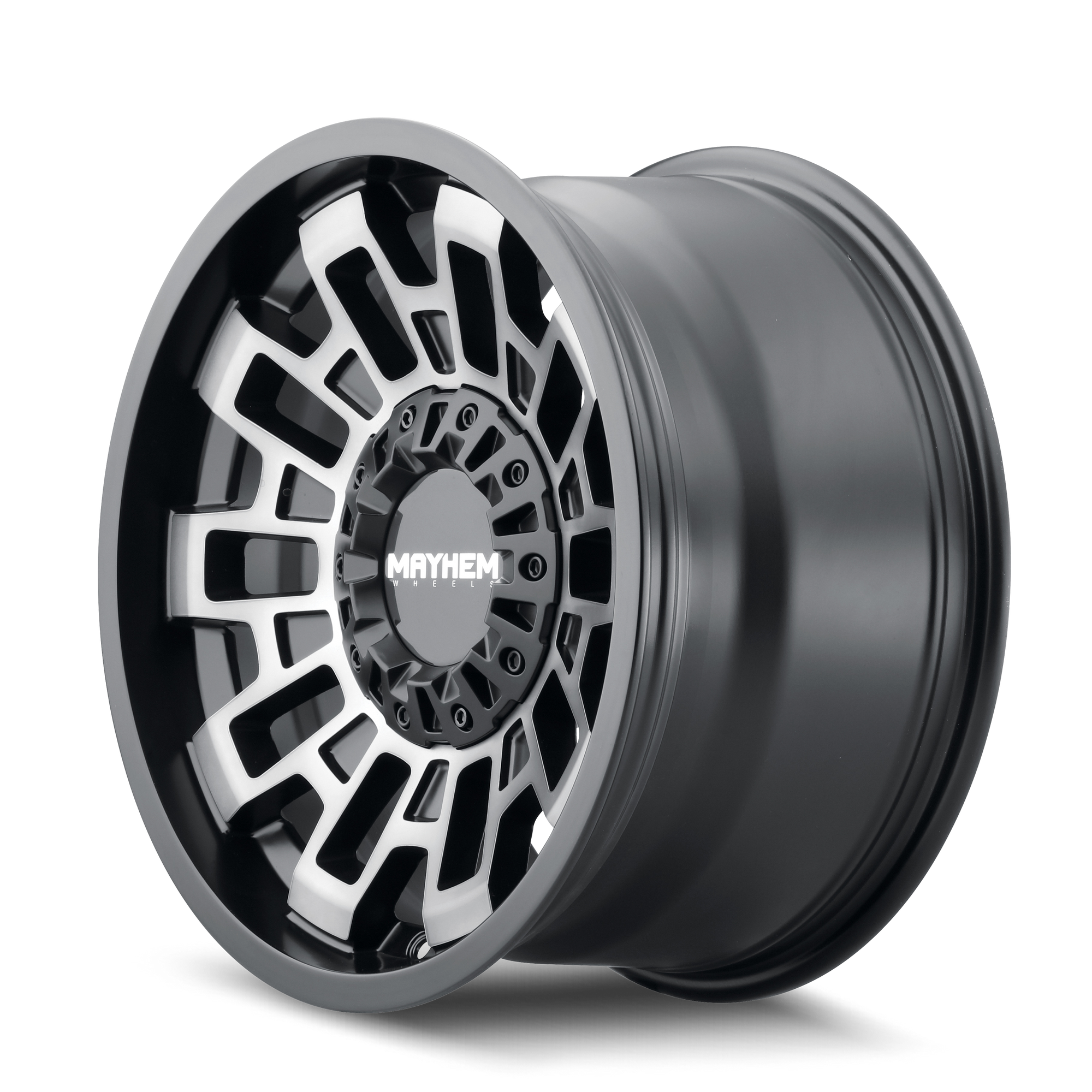 Mayhem CORTEX Matte black machined 20x10 -19 6x135|6x139.7mm 106mm - Wheelwiz