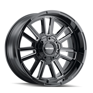 Mayhem APOLLO Gloss black milled 20x10 -19 6x135|6x139.7mm 106mm