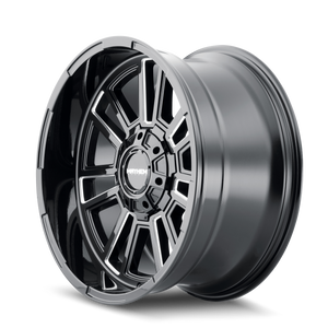 Mayhem APOLLO Gloss black milled 20x9 0 8x165.1mm 125.2mm - Wheelwiz