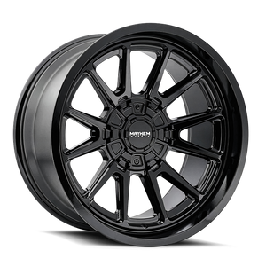 Mayhem INTREPID Gloss black 18x9 -12 8x180mm 124.1mm - Wheelwiz