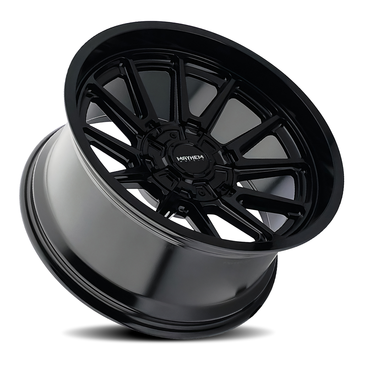 Mayhem INTREPID Gloss black 18x9 -12 8x165.1mm 125.2mm - Wheelwiz