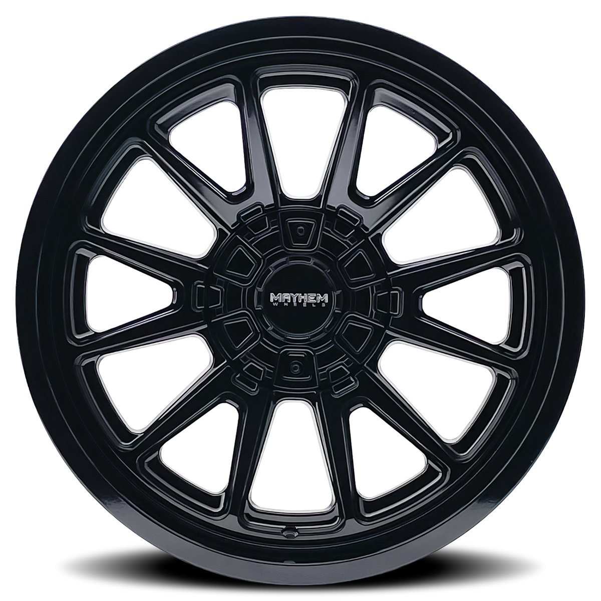 Mayhem INTREPID Gloss black 18x9 -12 5x127|5x139.7mm 87mm - Wheelwiz