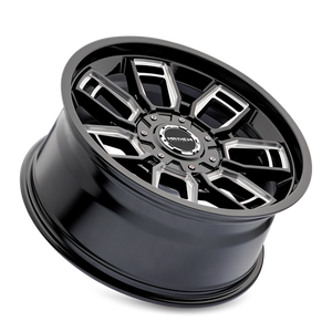 Mayhem ORDINANCE Gloss black milled 20x9 0 5x127|5x139.7mm 87.1mm - Wheelwiz