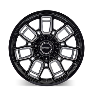Mayhem ORDINANCE Gloss black milled 20x9 0 6x135|6x139.7mm 106.1mm - Wheelwiz