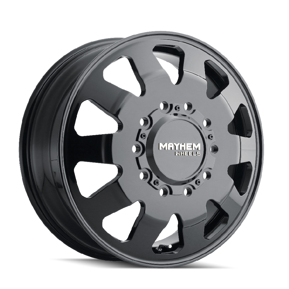 Mayhem 8181 Gloss black 22x8.25 +169 10x225mm 170.1mm - Wheelwiz