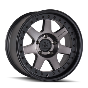 Mayhem PRODIGY Matte black machined 17x9 -6 5x114.3mm 72.6mm - WheelWiz