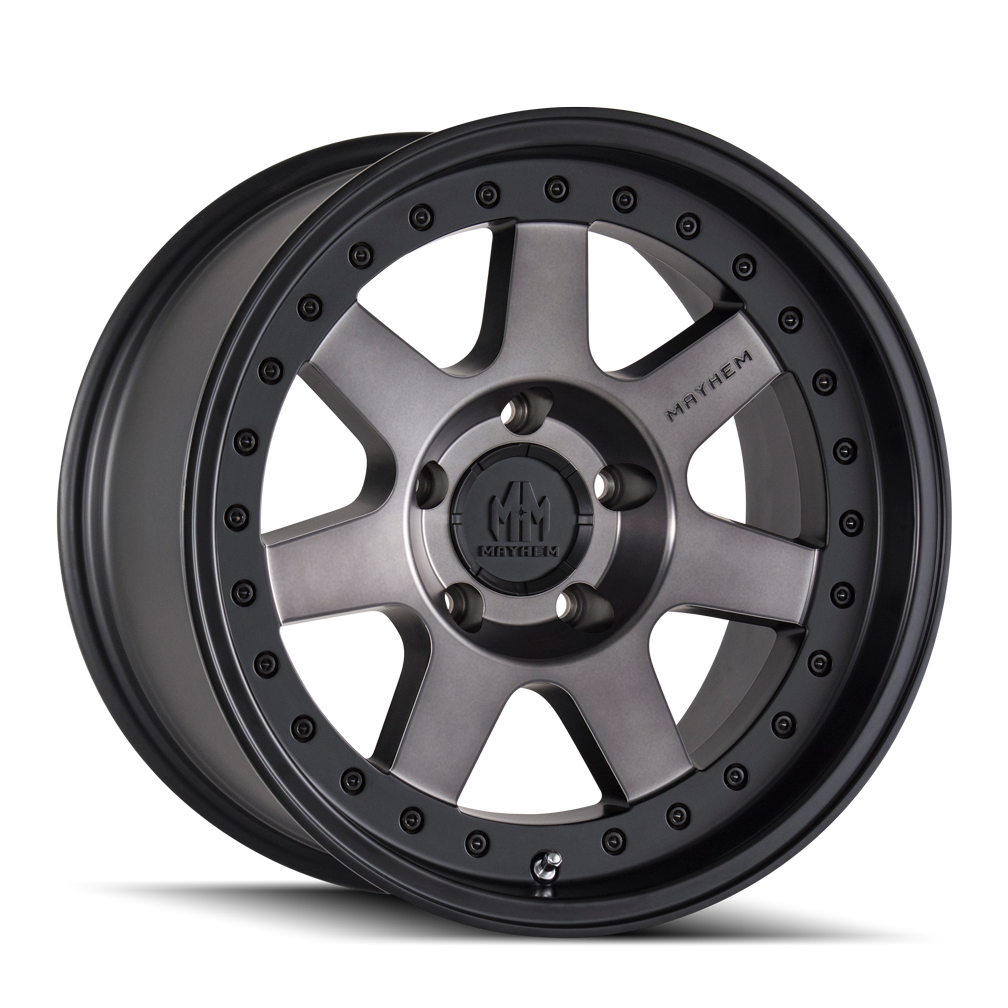 Mayhem PRODIGY Matte black machined 20x9 0 8x165.1mm 130.8mm - Wheelwiz