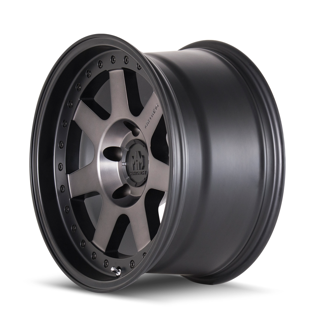 Mayhem PRODIGY Matte black machined 18x9 0 8x170mm 130.8mm