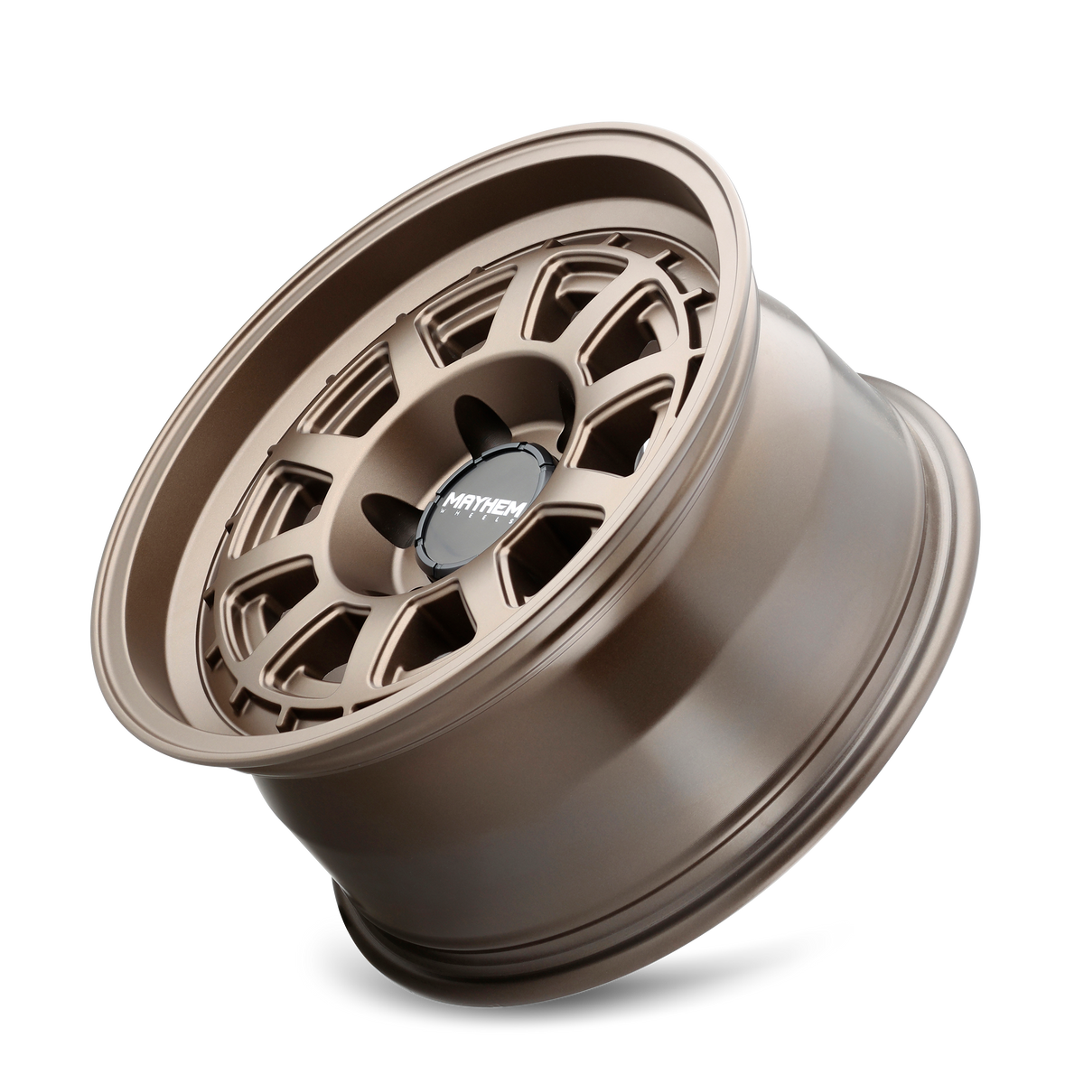 Mayhem VOYAGER Satin dark bronze 17x8.5 0 6x120mm 66.9mm - Wheelwiz
