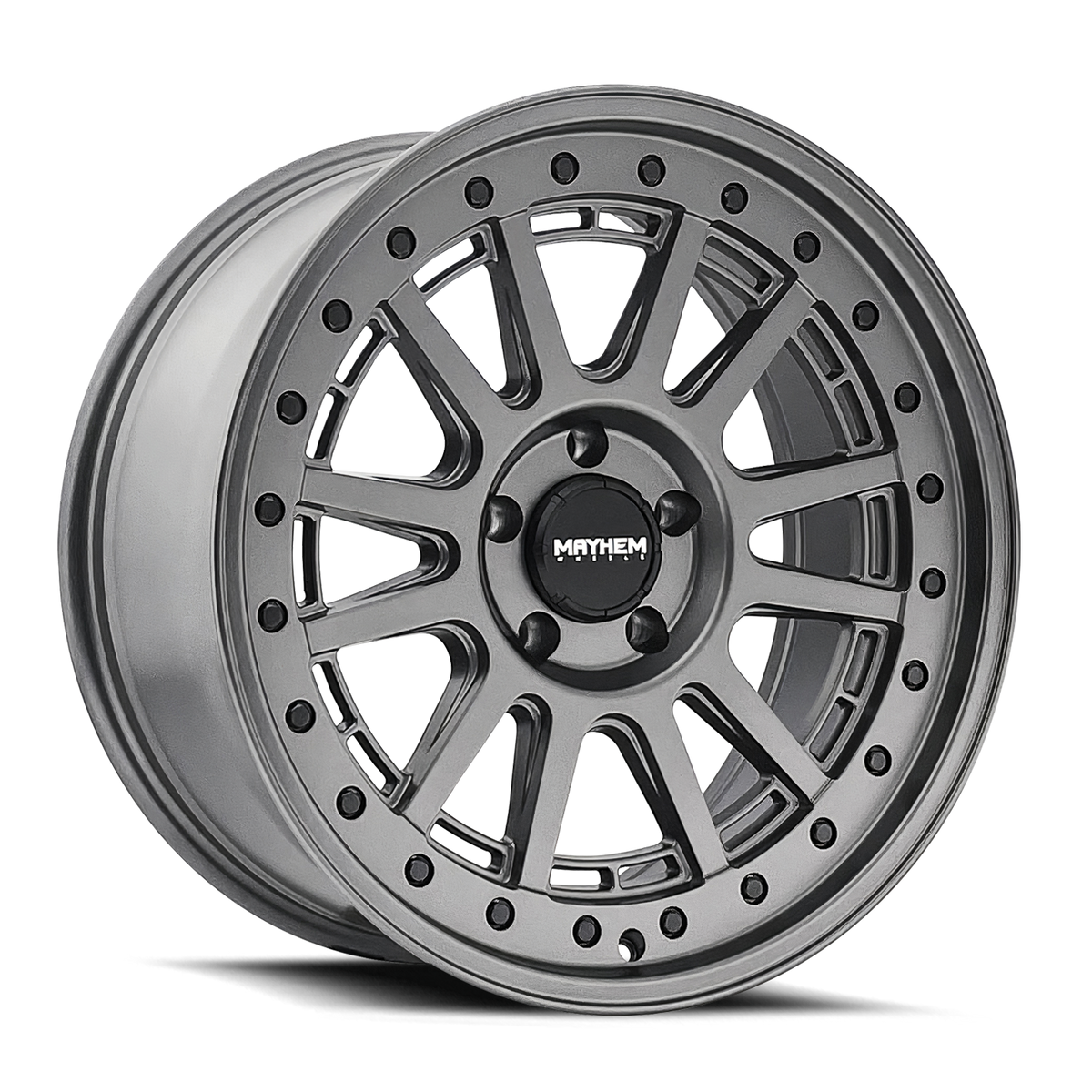 Mayhem COMPASS Satin gunmetal 18x9 0 6x139.7mm 106mm - Wheelwiz