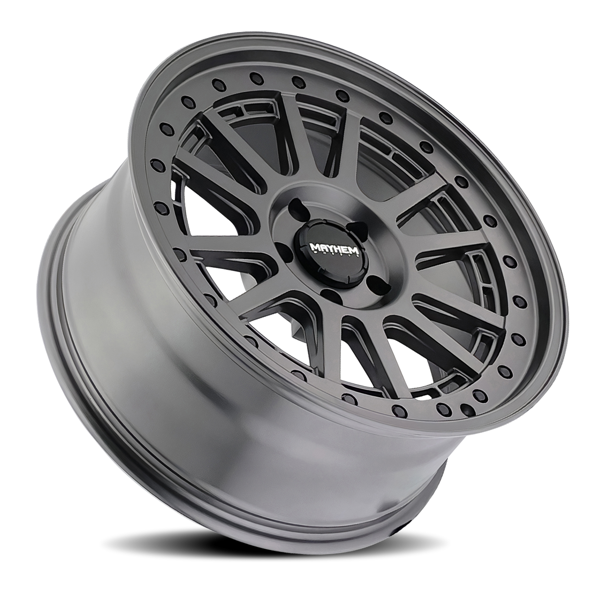 Mayhem COMPASS Satin gunmetal 18x9 +18 8x165.1mm 125.2mm - Wheelwiz