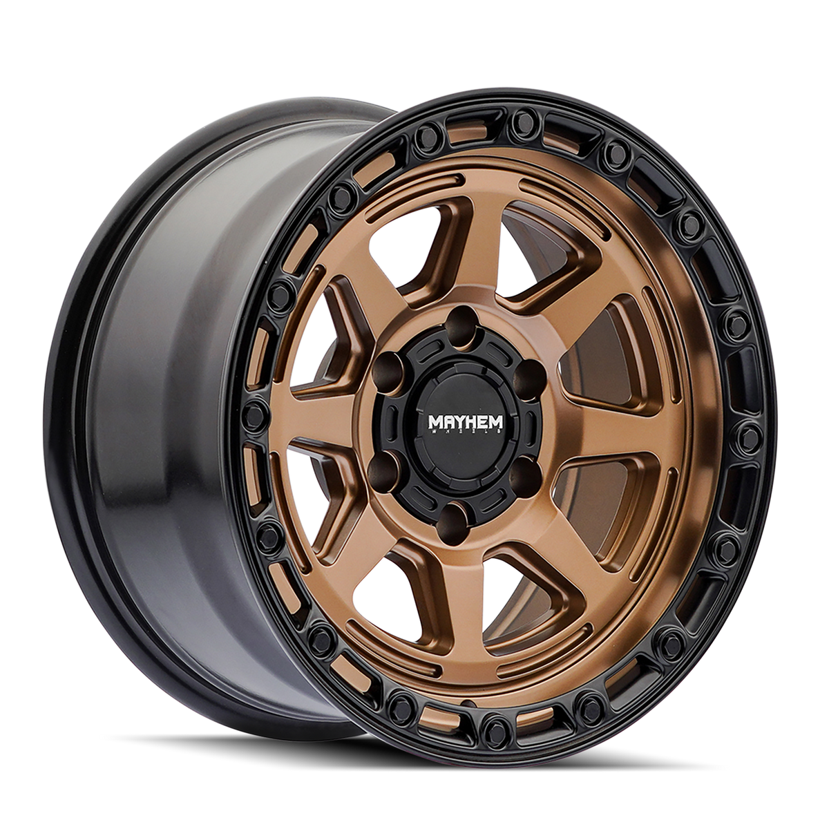 Mayhem RIDGELINE Satin bronze 17x8.5 -6 5x127mm 78.1mm - Wheelwiz