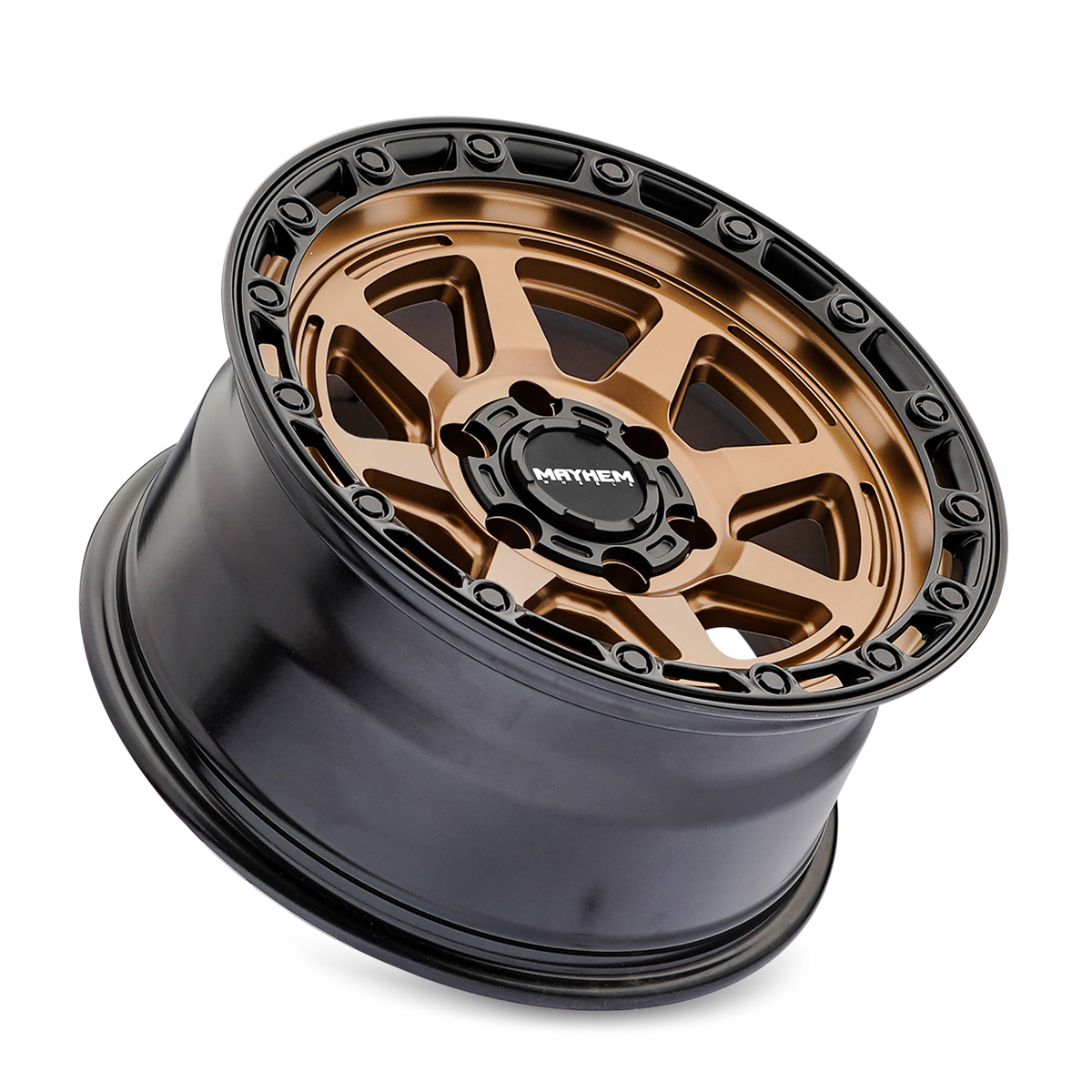 Mayhem RIDGELINE Satin bronze 17x8.5 -6 6x135mm 87.1mm - Wheelwiz