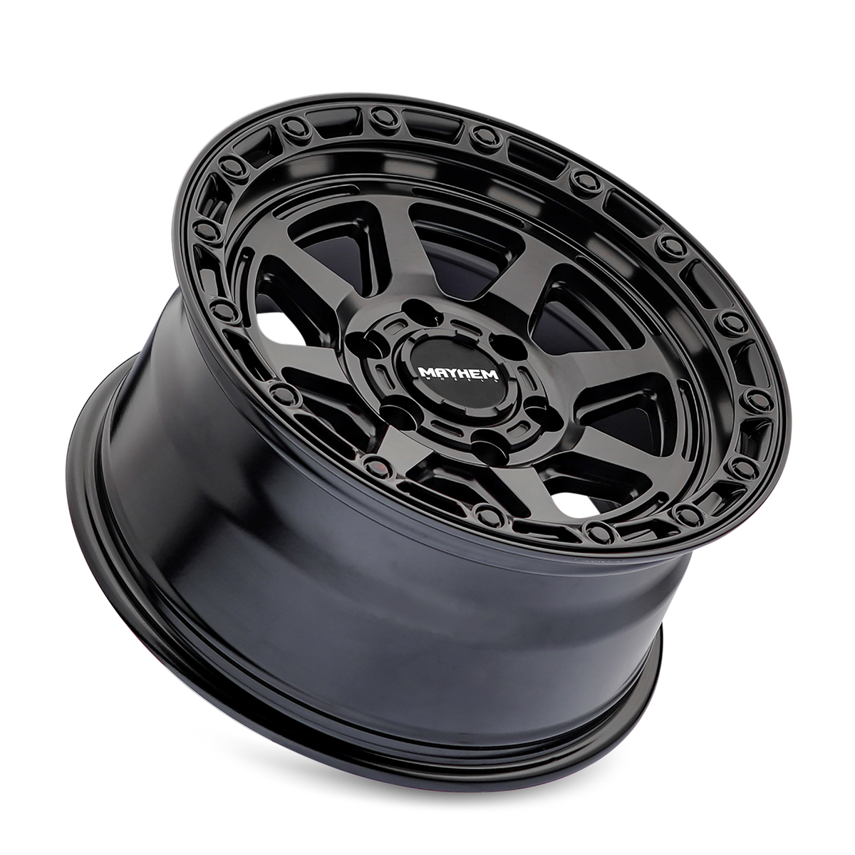 Mayhem RIDGELINE Black/milled 17x8.5 -6 6x135mm 87.1mm - WheelWiz