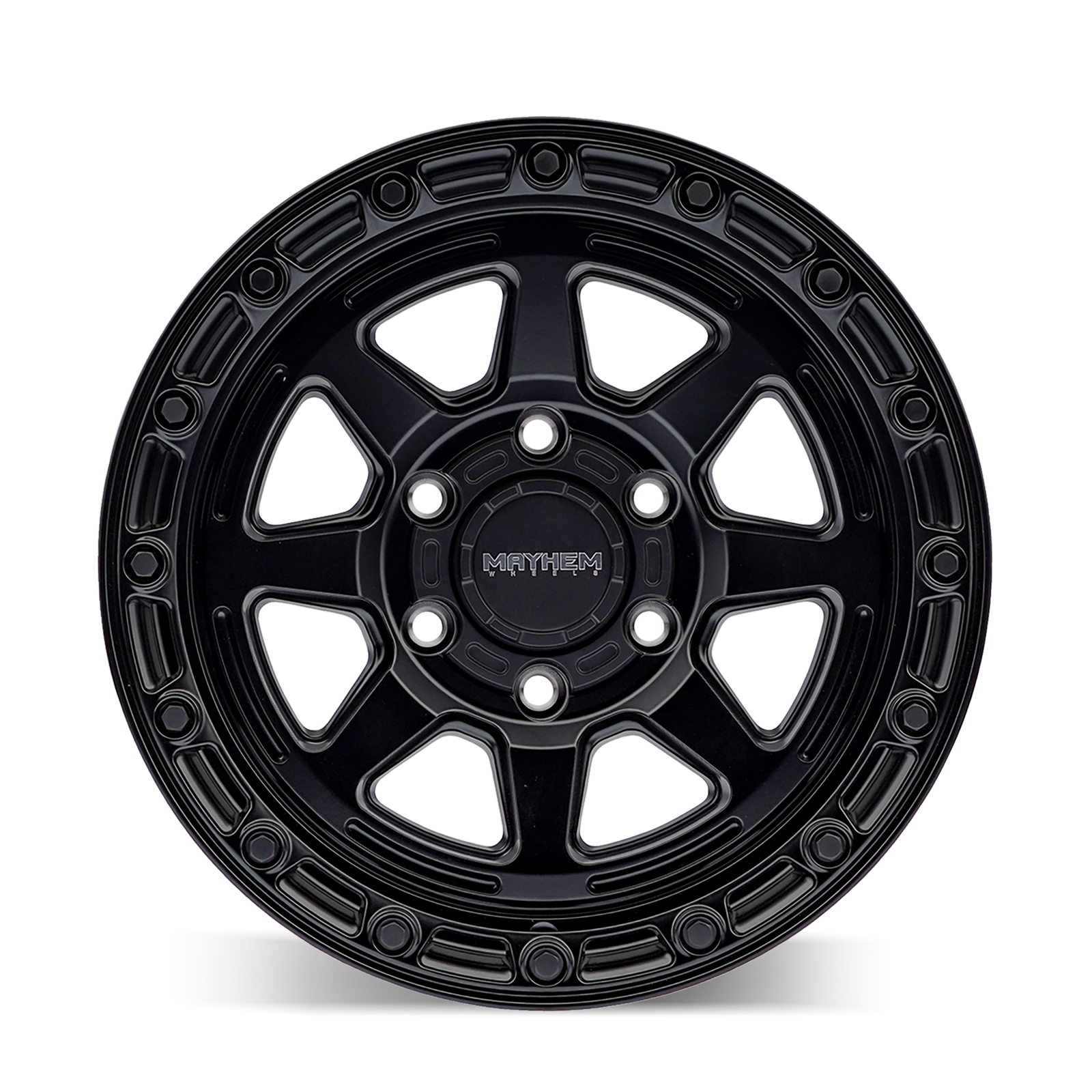 Mayhem RIDGELINE Black/milled 17x8.5 -6 6x135mm 87.1mm - WheelWiz