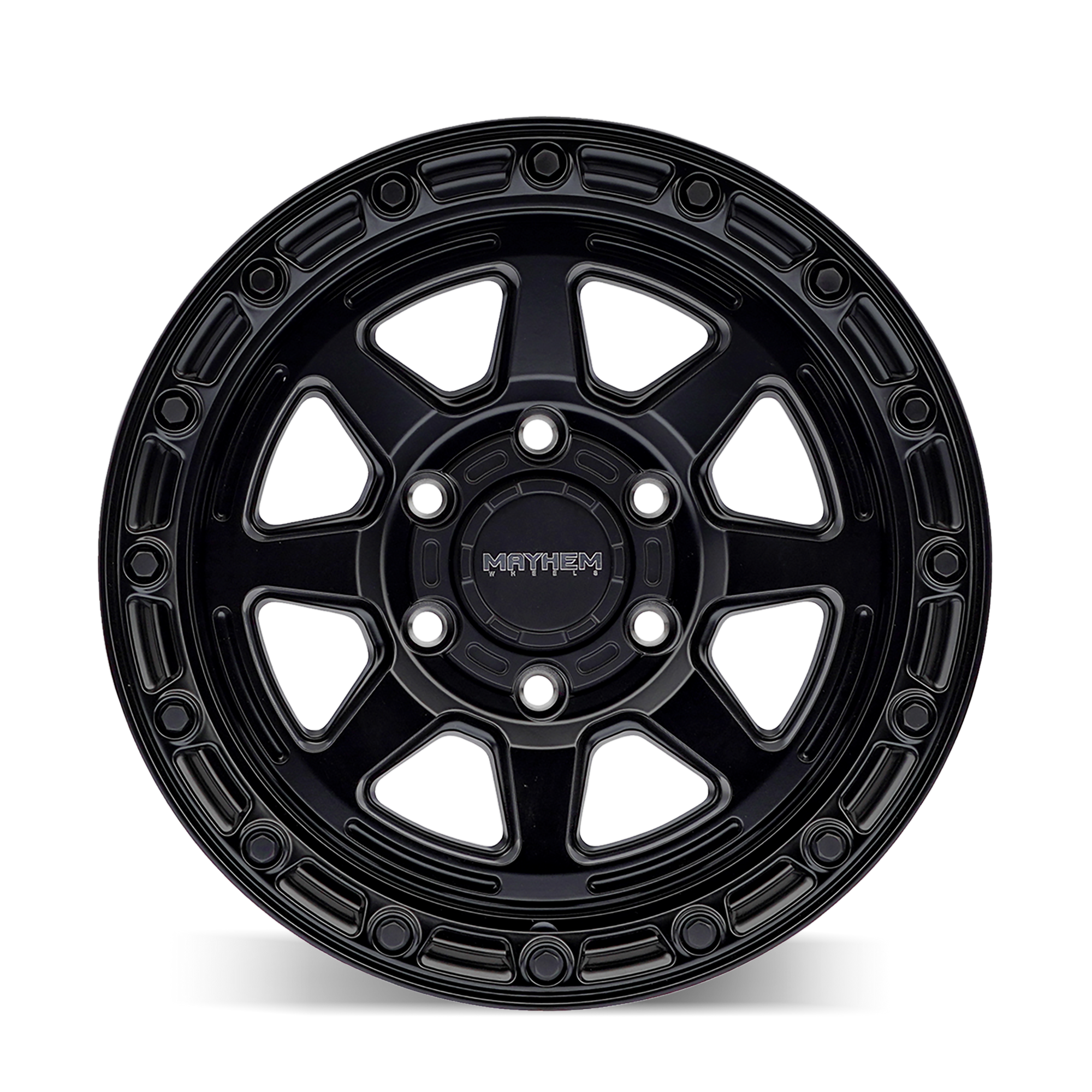 Mayhem RIDGELINE Black/milled 17x8.5 -6 6x135mm 87.1mm - WheelWiz