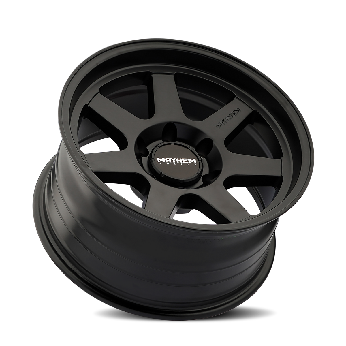 Mayhem CONVOY Satin black 17x9 -6 6x139.7mm 106mm - Wheelwiz