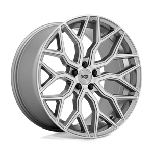Niche M265 MAZZANTI Anthracite Brushed Tint Clear 20x10.5 +40 5x112mm 66.6mm - Wheelwiz