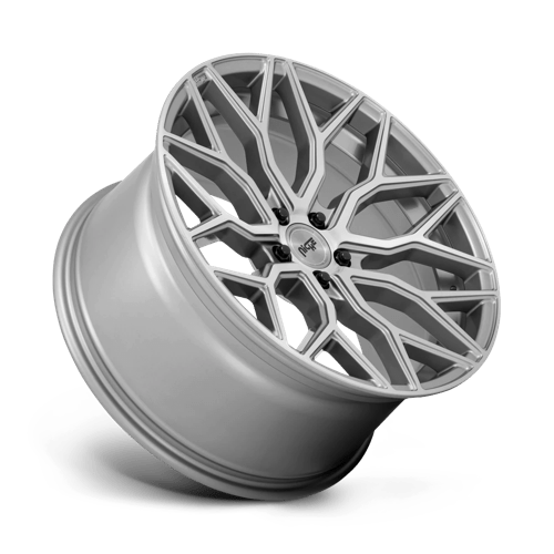 Niche M265 MAZZANTI Anthracite Brushed 20x10.5 +40 5x114.3mm 72.6mm - Wheelwiz