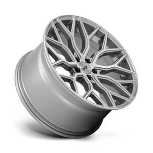 Niche M265 MAZZANTI Anthracite Brushed 20x10.5 +40 5x112mm 66.6mm - Wheelwiz