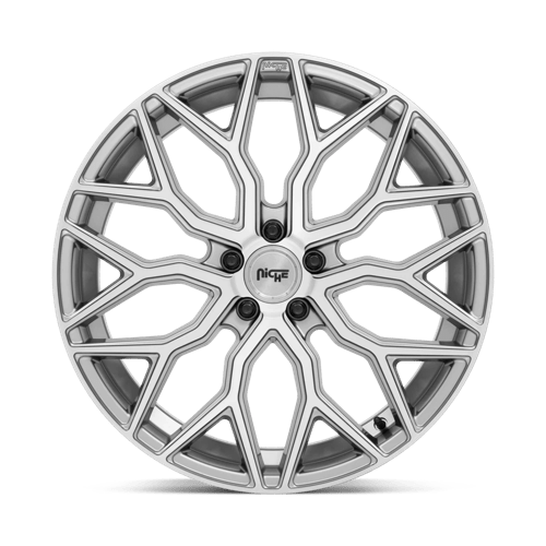 Niche M265 MAZZANTI Anthracite Brushed 20x9 +35 5x120mm 72.6mm - Wheelwiz