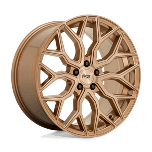 Niche M263 MAZZANTI Bronze Brushed 22x10 +20 5x112mm 66.6mm - Wheelwiz