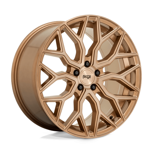 Niche M263 MAZZANTI Bronze Brushed 20x10.5 +40 5x112mm 66.6mm - Wheelwiz